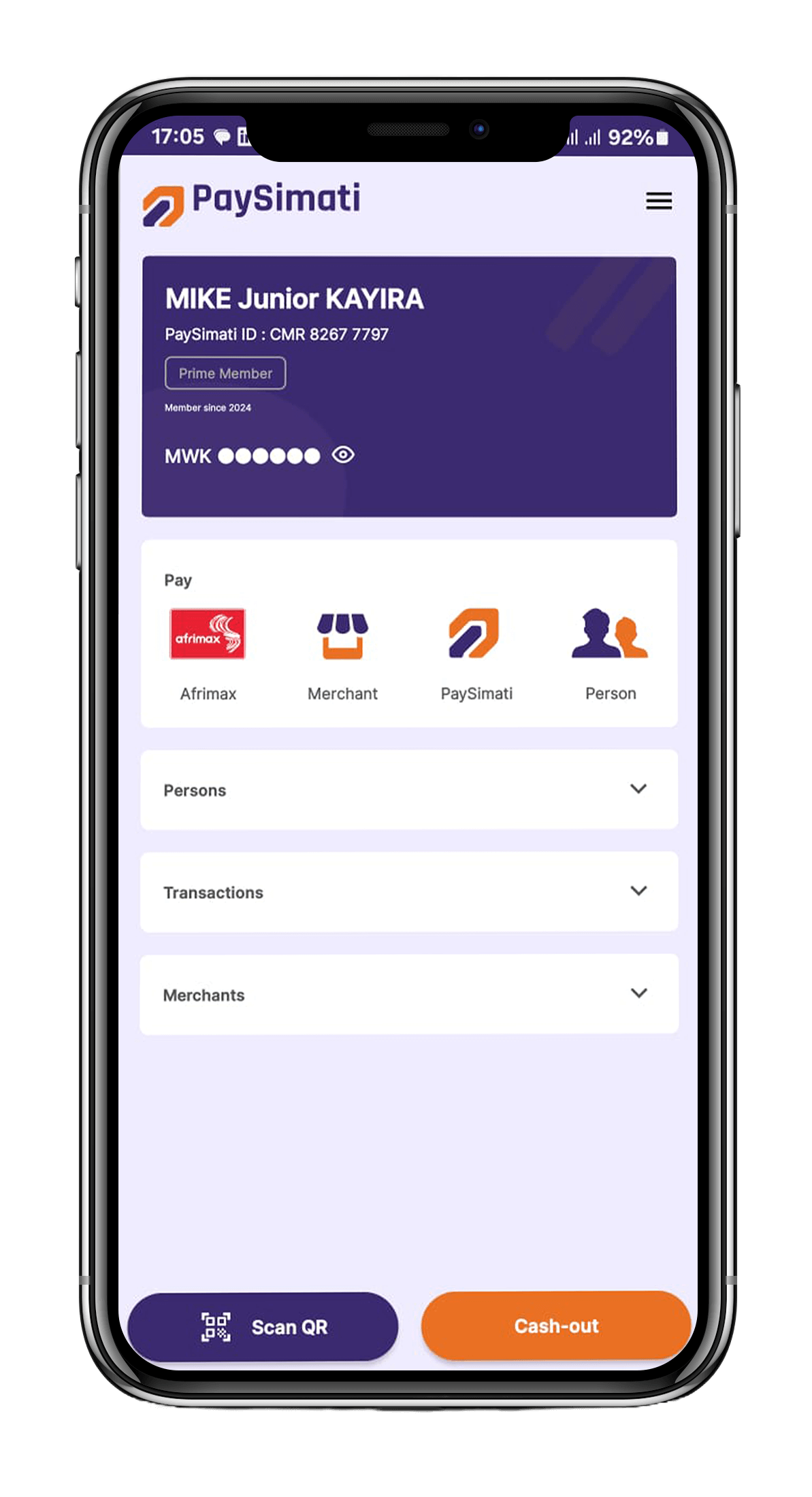 Open GCash: Open up the GCash app and tap Cash In.